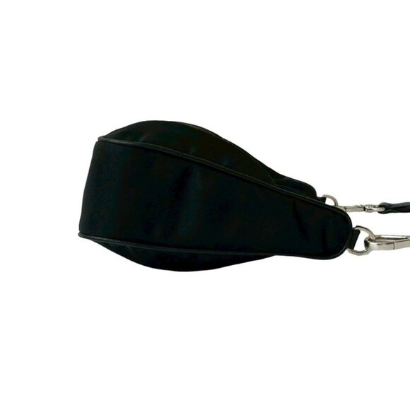 Prada Re-edition Triangle Logo Nylon Saffiano Leather Bag - Picture 6 of 9